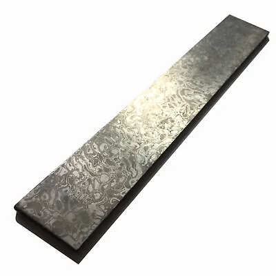 Stainless Steel Damascus Billet Mokume Gane Knife Handle Blank - 200x30x3mm Sky  • $32.99