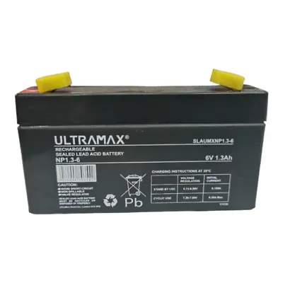 £22.99 • Buy ULTRAMAX/LUKAS 6V & 12V 1.3Ah - 35Ah Sealed Lead Acid VRLA Battery
