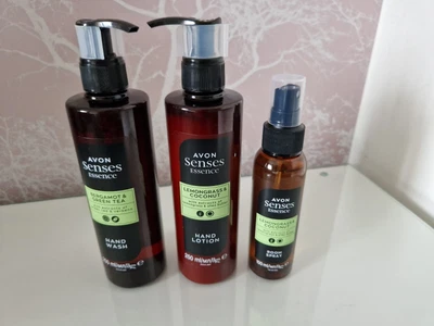 £8.50 • Buy Avon Lemongrass & Coconut Hand Lotion, Room Spray & Bergamot&Green Tea Hand Wash