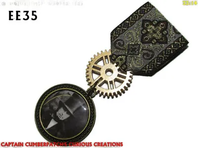 Steampunk Medal Pin Drape Badge Brooch Isambard Kingdom Brunel Bridge #EE35 • $11.37