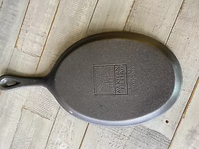 $26.24 • Buy Cast Iron Fajita Plate Sizzler Plate Pan Mexican Fiesta