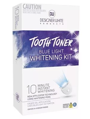 Designer White Tooth Toner Whitening Blue Light Kit • $29.95