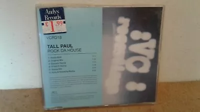 Tall Paul  -  Rock Da House   1997 Original Cd Single Release • £0.25