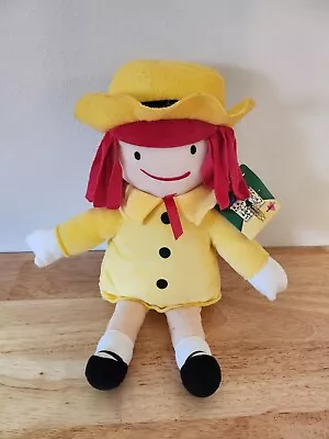 Kohl's Cares MADELINE Plush Doll 12  Soft Stuffed Doll With Yellow Coat And Hat • $6