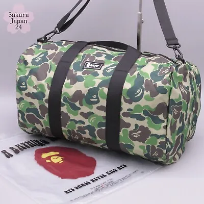 BAPE A Bathing Ape Duffle Bag Hand Bag Camo Green 2020 Spring Magazine Free Gift • $38.90