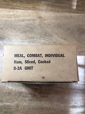 Vietnam War Era C-ration EMPTY Box Of Ham Sliced Cooked No Zip Code • $15.99