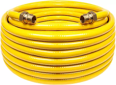 Gas Line Propane Adapter Hose 33FT 1/2  Flexible Tubing Kit W/ Male Fittings • $114.99