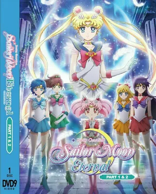 $19.99 • Buy Sailor Moon Eternal: The Movie (Part 1 & 2) Anime DVD With English Audio
