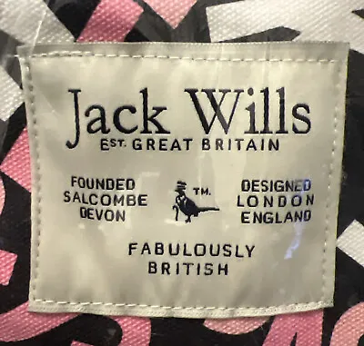 Jack Wills Shopper Tote Blue/Pink/White Bag  - Brand New • £5.95