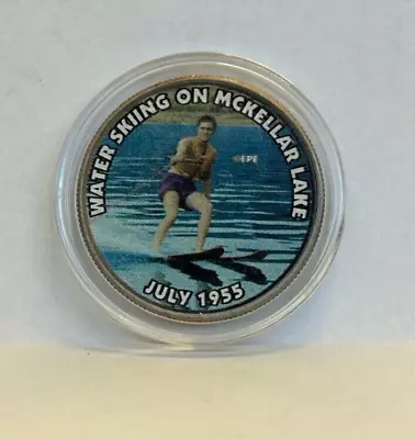 United States - Elvis Presley - Water Skiing - Half Dollar Colorized Coin • $12.85