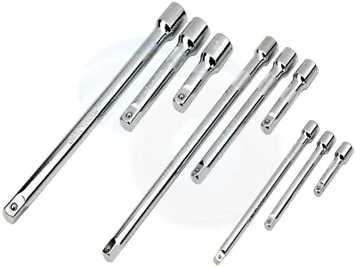 9pcs Square Drive Socket Ratchet Wrench Extension Short Long Bar Set • $30.48