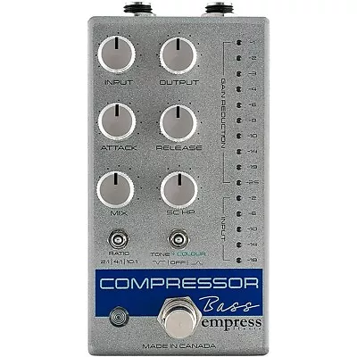 Empress Effects Bass Compressor Pedal Silver • $274