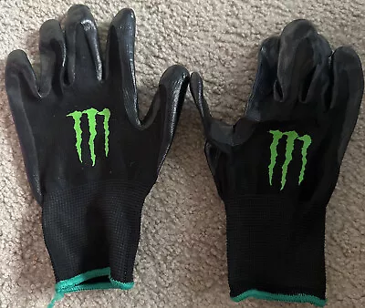 Monster Energy Drink Company Gloves Rubber Grip • $49.99