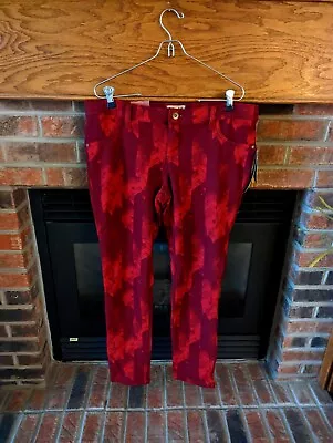 Mudd Brand New With Tags Super Soft Red Jegging Plus Size 15 • $29.99