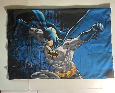 Vintage Batman Pillow Case Double Sided Graphic Tm & DC Comics • $10