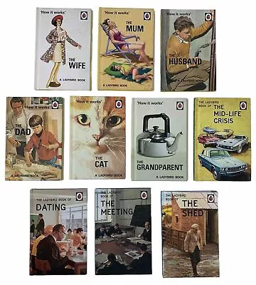 LADYBIRD BOOKS For Grown-up - Bundle Of 10 Ladybird Books For Grown-ups • £8.99