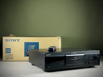 Sony CDP-XA20ES CD Player In Black Finish & Boxed • £200
