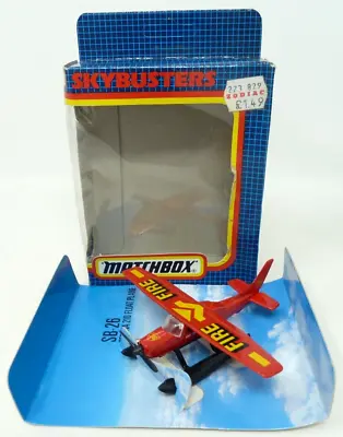 Vintage Matchbox Sb-26 Skybusters Cessna 210 Float Plane 1:64 Scale Boxed • £9.99