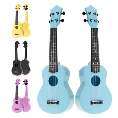 21 Inch Soprano Acoustic Ukulele Uke 4 Strings Hawaii Guitar Guitarra Instrument • $23.49