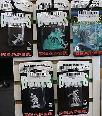 Lot Of 15 Unopened Reaper Miniatures • $29.99