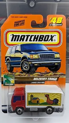 Matchbox 2000 Farming Series #48 Delivery Truck First Edition Red W/ 2000 Logo • $4.99