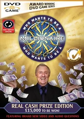 Who Wants To Be A Millionaire - Real Cash Prize Edition DVD Interactive DVD Game • £2.04