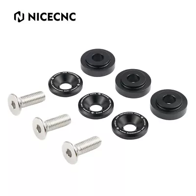 NICECNC Anodization Billet Black Shifter Base Bushings For Honda Civic 2006-2011 • $15