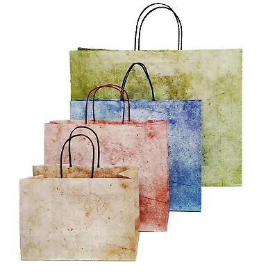 £120.82 • Buy Boutique Paper Bags Twist Handle Party And Gift Carrier / Paper Bags With Handle