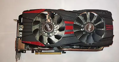 FAULTY ASUS AMD Radeon R9 280X 3GB GDDR5 Graphic Card R9280X-DC2-3GD5 FOR PARTS • $44