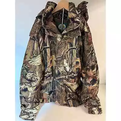 Cabela’s Jacket Dry Plus Men’s Large Camoflauge Hooded Break-up Infinity  • $57.80