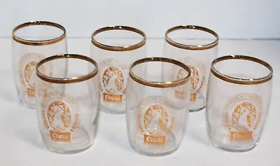 Vintage Lot 6 Coors Mini Taster Beer Glasses • $12.99