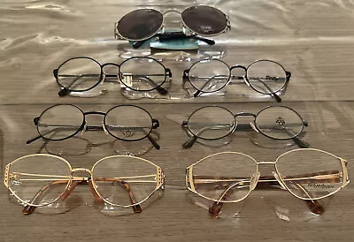 Vintage Eyeglasses Sunglasses Lot YSL Dior Mix Lunettes Specs Metal Collection • $309.42