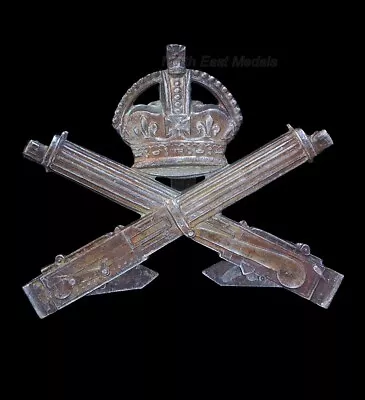 Machine Gun Corps Officer's Silver Plated Cap Badge By Gaunt • £79.99