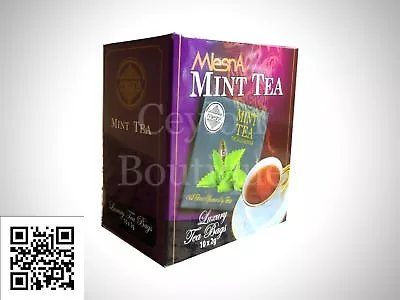 Mlesna Mint Tea - Ceylon Tea In Luxury Tea Bags • $5.45