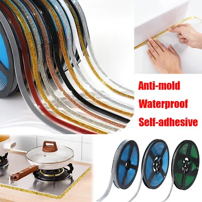 £4.89 • Buy Ceramic Tile Mildewproof Gap Tape 6M Self-adhesive Waterproof Seam Sticker UK