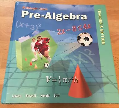 McDougal Littell Pre-Algebra Teacher's Edition • $173.02