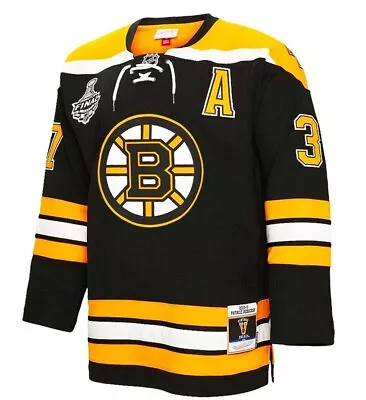 Mitchell & Ness Boston Bruins #37 Vintage Hockey Jersey New Mens Sizes • $99.99