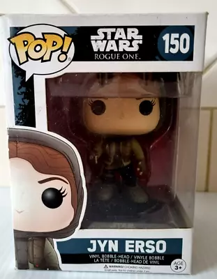 Funko Pop Jyn Erso (Hood) #150 Star Wars Rogue One Vinyl Figure NEW • $9.97