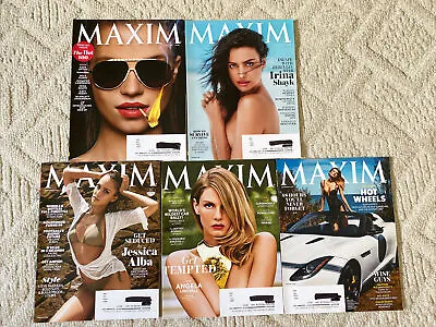 Maxim Magazine 2014 Lot Of 5 Issues • $26