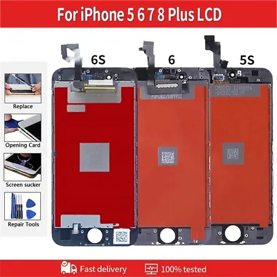 For IPhone 8 7 6S 6 Plus 5 Screen Replacement LCD Touch Digitizer + Tool Kit • $29.47