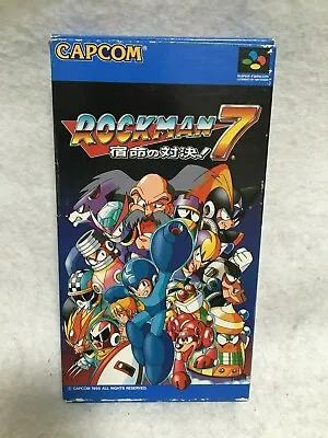 Rock Man 7 Mega Man Nintendo Super Famicom SFC SNES Japan Authentic • $71.91