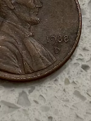RARE 1988 D FG CENT COIN MISPRINT Super Rare - Good/Great Condition • $20