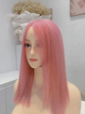 Lavia 45cm Barbie Pink Wig 18 Inches 150% Density Hand-tied Monofilament Cap • $990