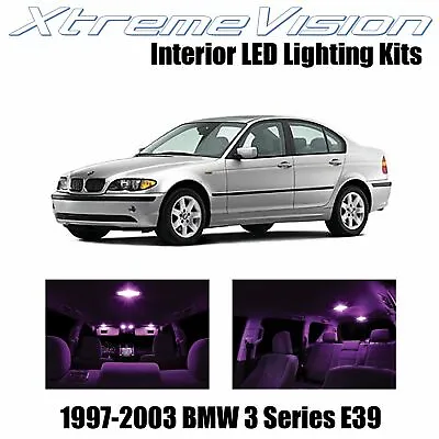 XtremeVision Interior LED For BMW 5 Series E39 1997-2003 (14 PCS) Pink • $14.99