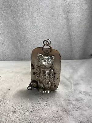 Vintage Chocolate Candy Mold Standing Teddy Bear Metal 16055 • $29.98