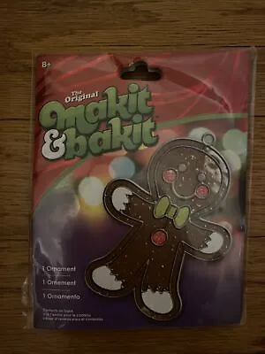 Makit & Bakit Gingerbread  Christmas Ornament Craft Kit Or Suncatcher • $11.30