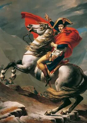 Napoleon Crossing The Alps Jacques-Louis David Painting Poster Wall Art Print  • £8.50