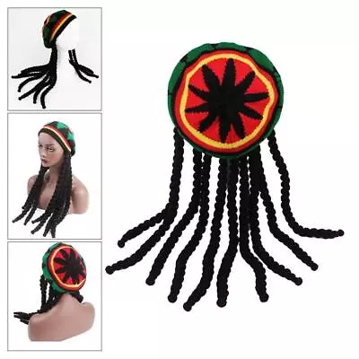Party/Fancy Dress/Halloween Hat   With DREADLOCKS RASTA Jamaica Reggae Style • $23.89