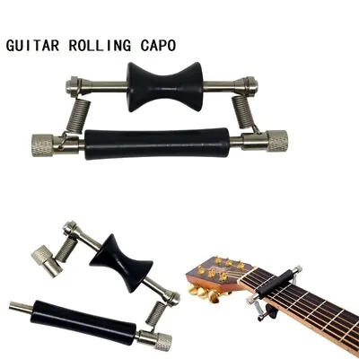 $15.40 • Buy Guitar Capo Rolling Sliding Adjustable For Ukulele Mandolin Banjo