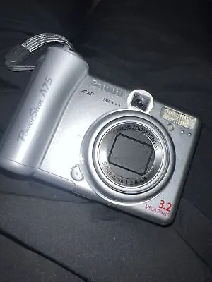Canon Powershot A75 - Retro Digital Compact Camera - Spares/Repair • £9.99